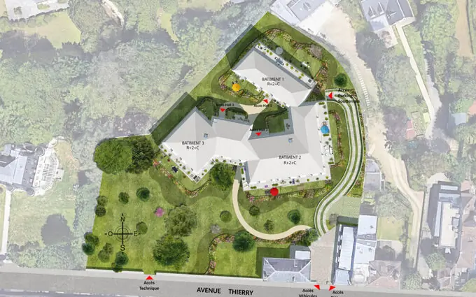 Les villas d'eugénie à Ville-d'Avray