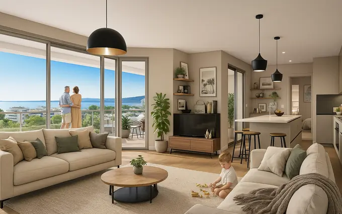 Panorama riviera à Saint-Laurent-du-Var (06700)