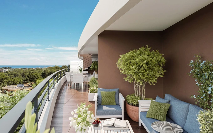 Antibes résidence neuve au coeur de la pinède à Antibes