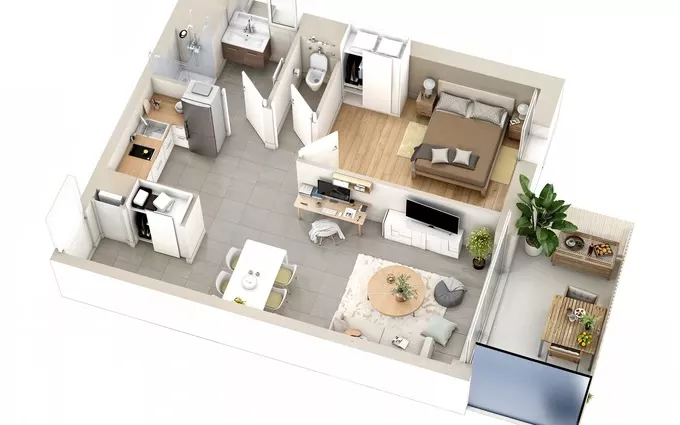 Sérénys bâtiment b3 à Flavin