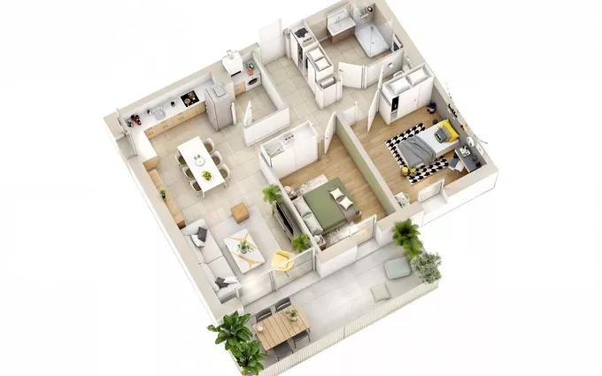 Sérénys bâtiment b3 à Flavin