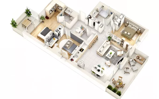 Sérénys bâtiment b3 à Flavin