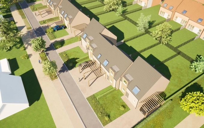 Le domaine d'ombrage à Escaudain