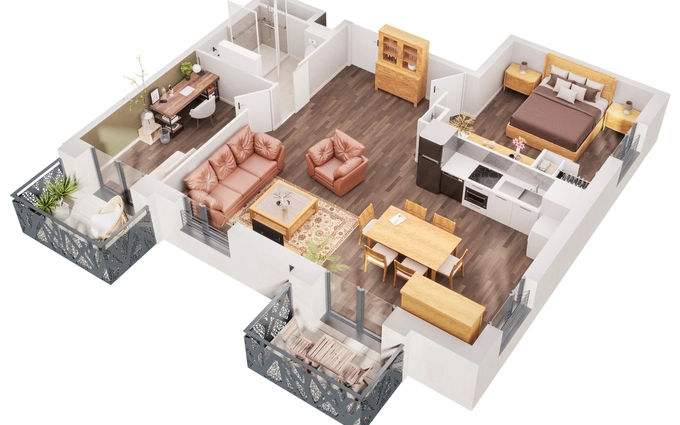 Villas ginkgos le biloba à Bourges