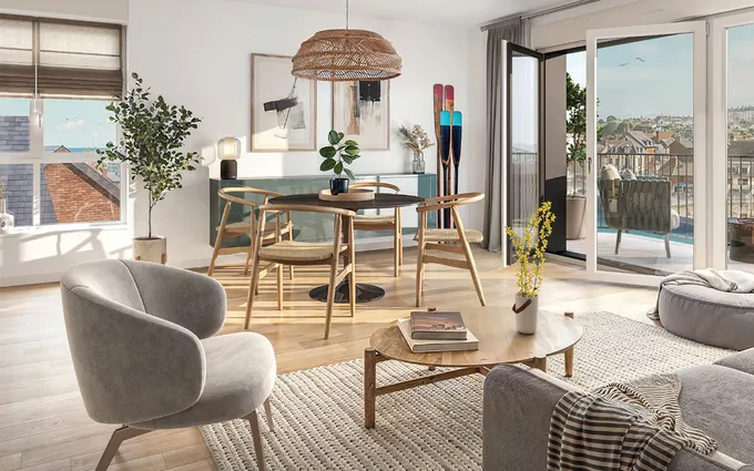 Dieppe vue chenal au pied du port de plaisance à Dieppe (76200)