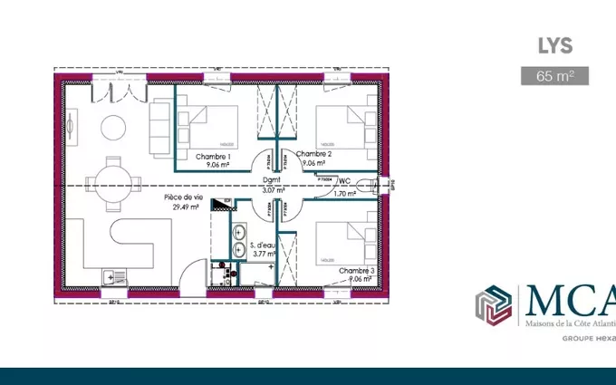 Terrain à partir de 564m² à clermont à Clermont