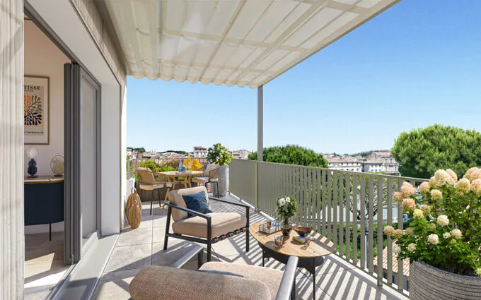 Le patio des berges à Beaucaire