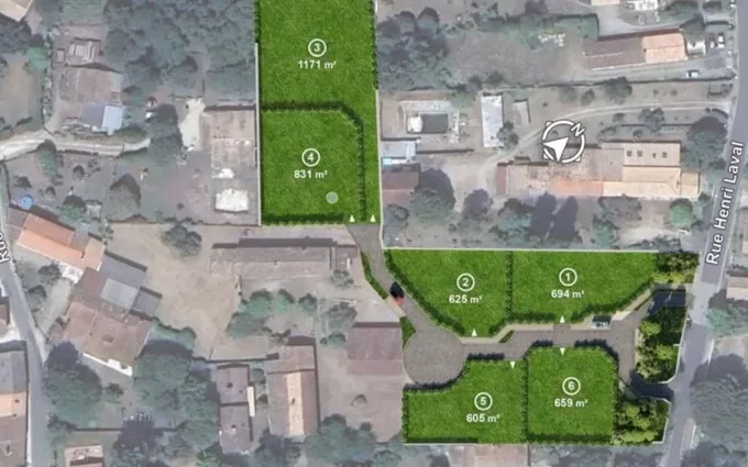 Terrain à partir de 605m² à bommes à Bommes (33210)