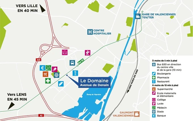 Le domaine à Valenciennes