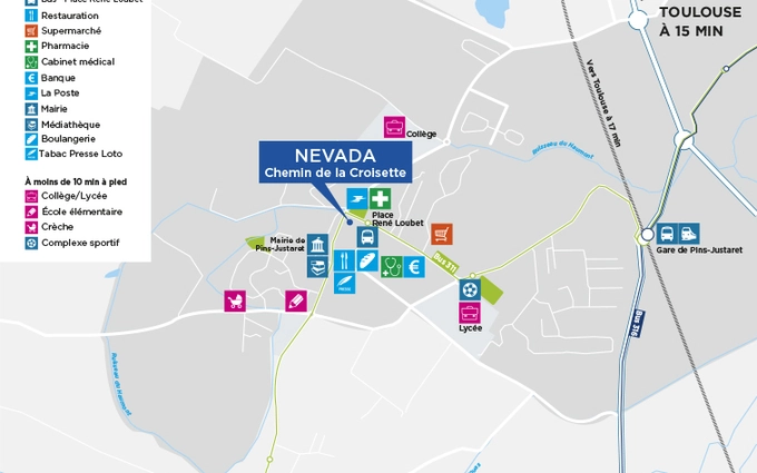 Résidence nevada à Pins-Justaret