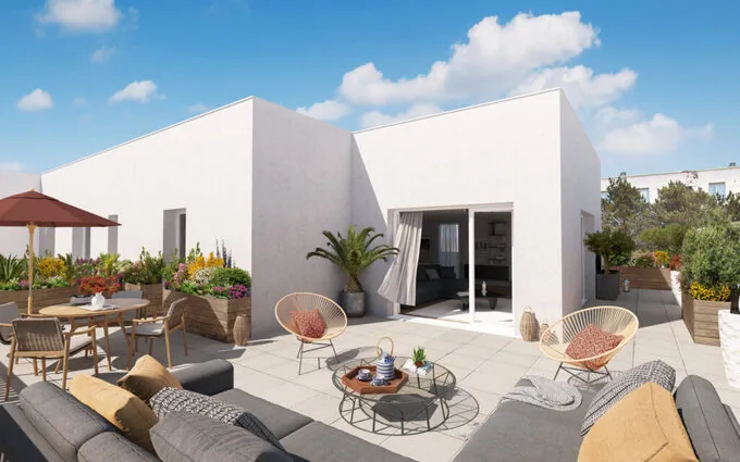 Patio pressensé à Vénissieux