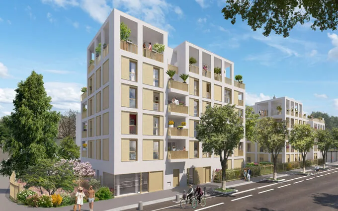 Patio pressensé à Vénissieux