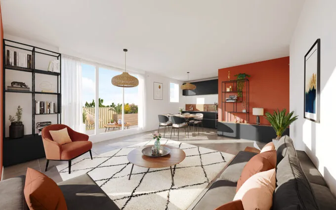 Patio pressensé à Vénissieux