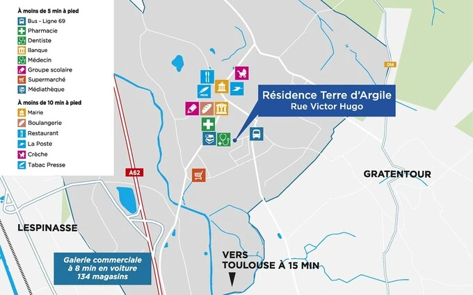 Résidence terre d'argile à Bruguières