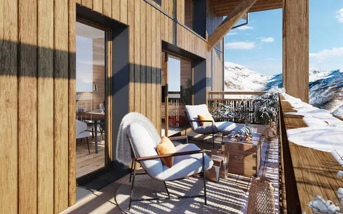 Huez au centre de la station à deux pas du palais des sports à Huez