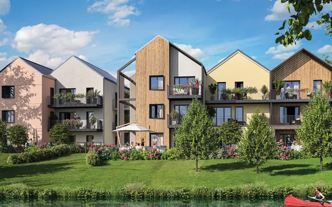 Villenoy en bordure du canal de l'ourcq à Villenoy