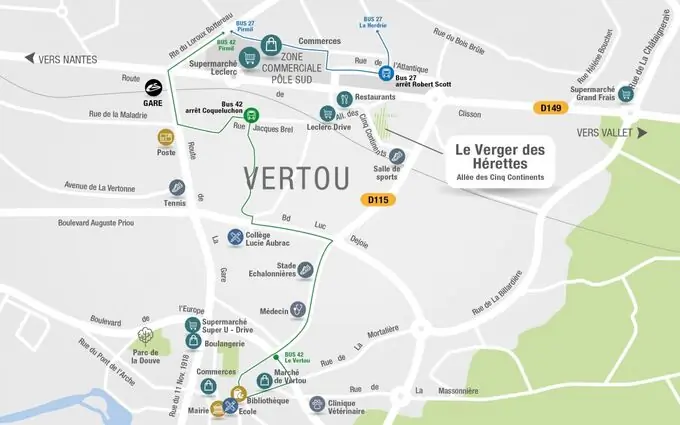 Le verger des herettes - terrains à Vertou