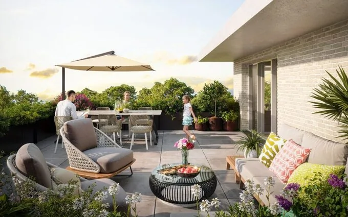 Les jardins de maumey à Bruges