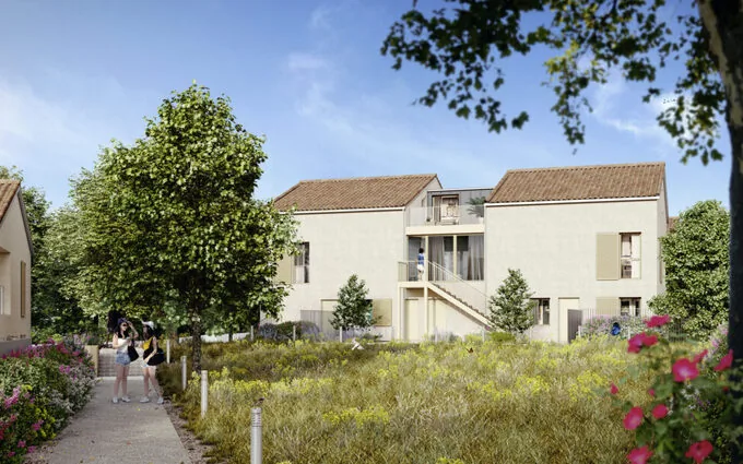 Les allées du chateau à Charly