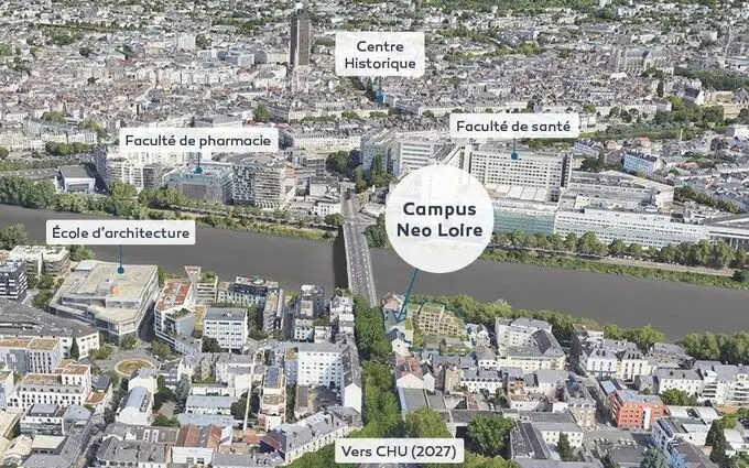 Campus neo loire - nue-propriété à Nantes (44000)