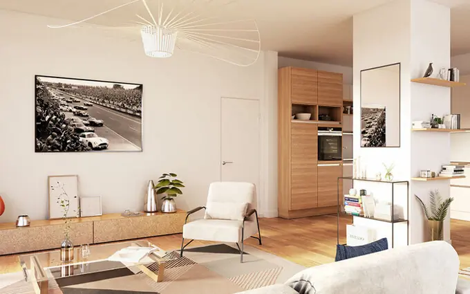 Le mans à quelques pas des tramways t1 et t2 à Le Mans