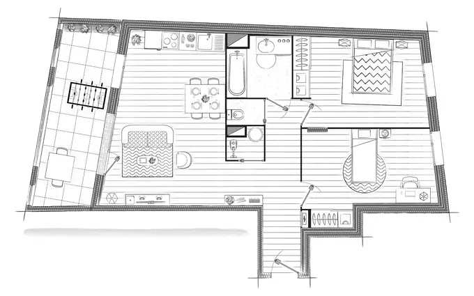 Le roof garden à Grenoble