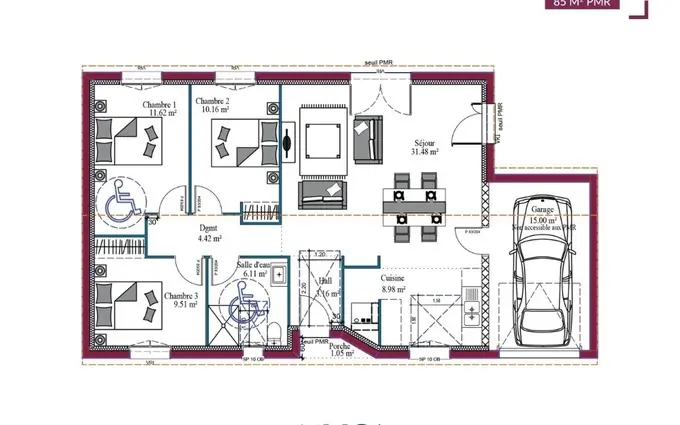 Terrain à partir de 920m² à la force à La Force