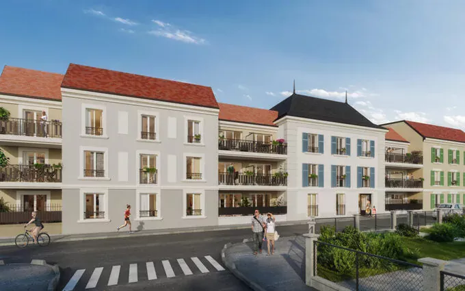 Les allées jaurès à Arnouville