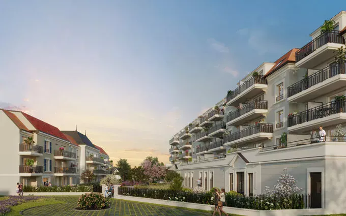 Les allées jaurès à Arnouville