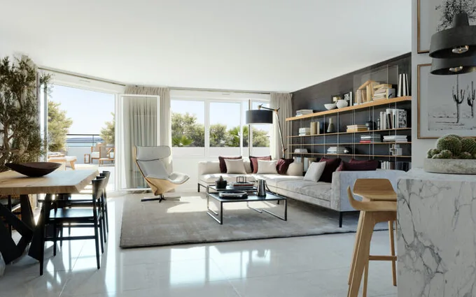 Les terrasses borely à Marseille 8ème