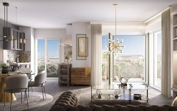 Huningue au pied du parc des eaux vives à Huningue (68330)