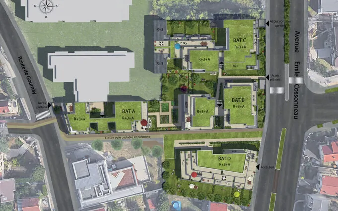 Les terrasses des coteaux à Noisy-le-Grand