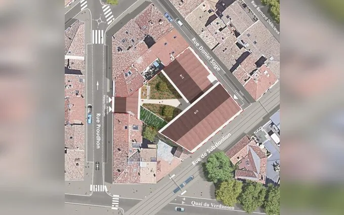 Place des beaux-arts à Montpellier