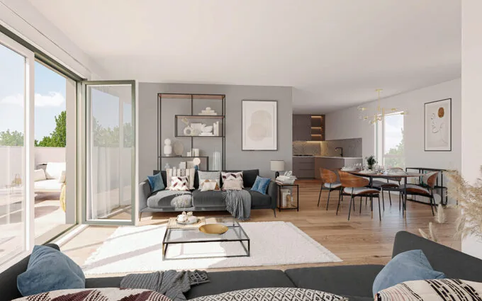 Les jardins du parc à Stains