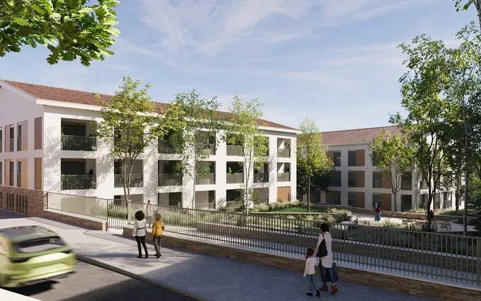 Communay environnement verdoyant proche mairie à Communay