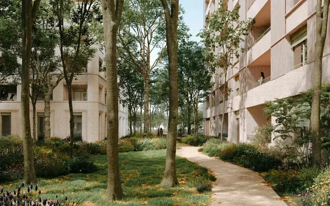 Lisière du parc à Toulouse
