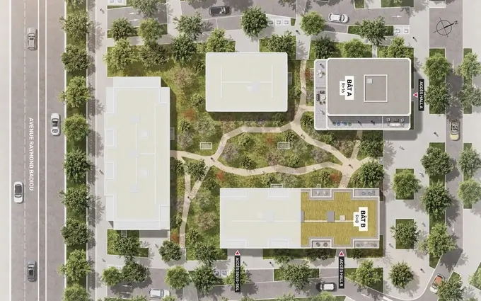 Lisière du parc à Toulouse