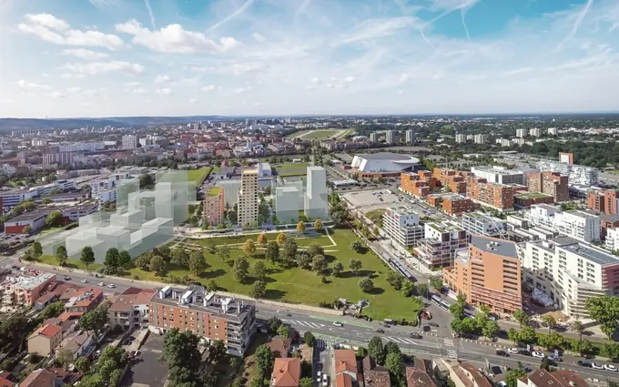 Lisière du Parc Ortus à Toulouse