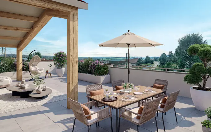 Craponne au pied des monts du lyonnais à Craponne