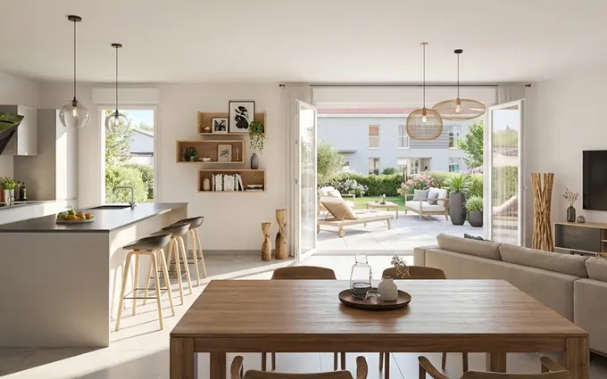 Misérieux coeur du village à 35 min du centre de lyon à Misérieux (01600)