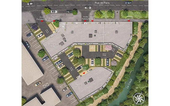 88 rue de paris à Gonesse