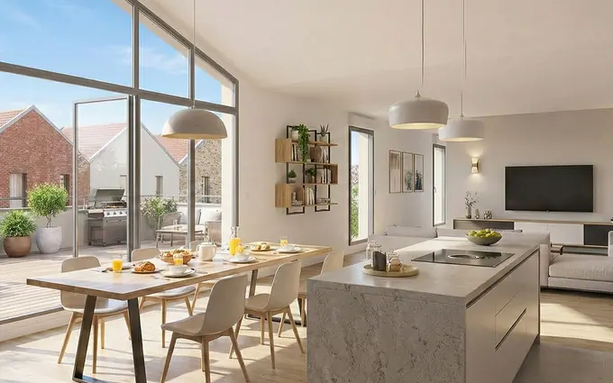 Tourcoing quartier du quadrilatère à Tourcoing