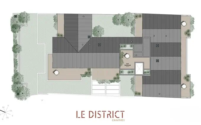 Le district à Chartres