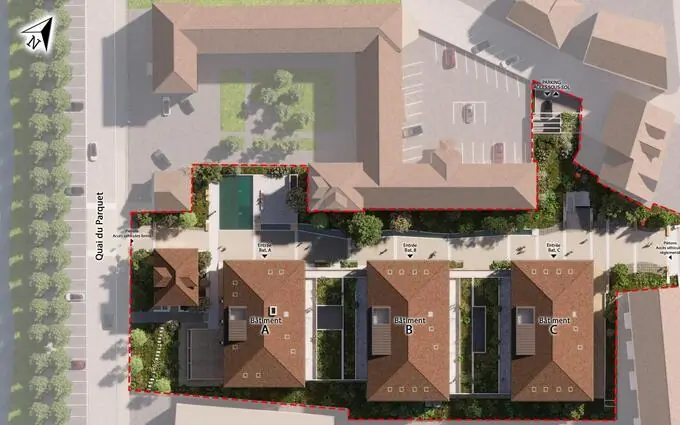 Les nouveaux quais à Bonneville