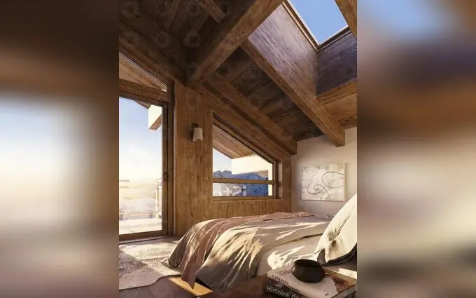 Belle aurore à Huez