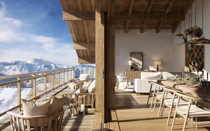 Belle aurore à Huez