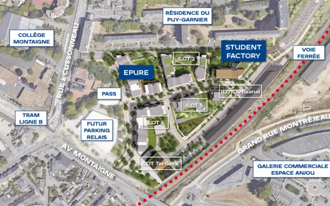 Epure - quartier montaigne à Angers