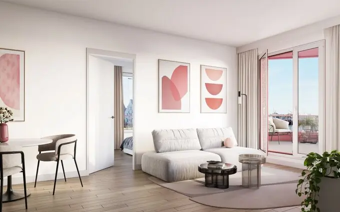 Face au port, au coeur de la Pointe des Alliés à Dunkerque