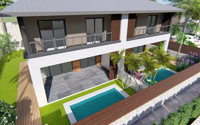 Saint-Pierre Grand Bois villas avec piscines au sud de l'île à Saint Pierre