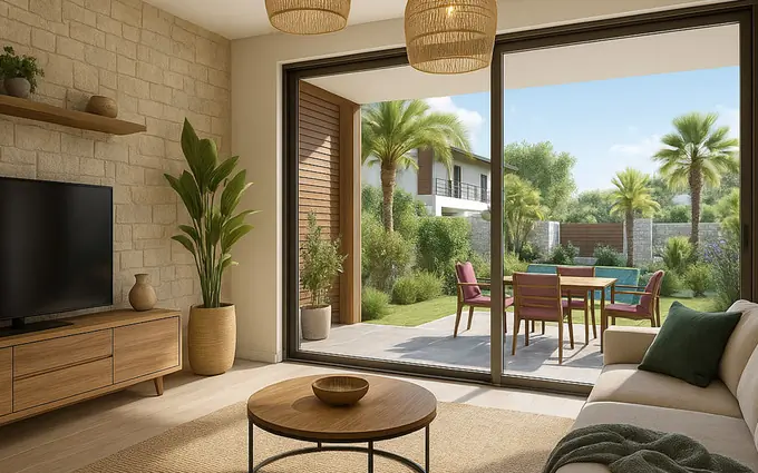 Terre sainte villas avec piscines au sud de l'île